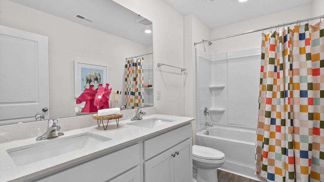 Furnished interior view inside a new home in Madeline Farm, New Bern (Image 40). Furnished interior view inside a new home in Madeline Farm, New Bern (Image 40).