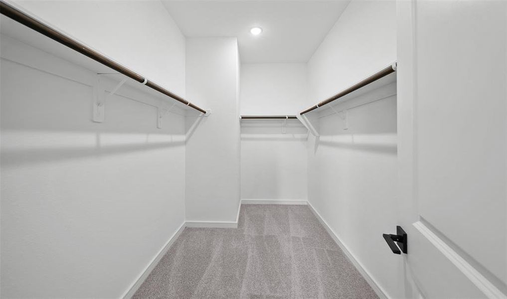 Huge primary walk-in closet (*Photo not of actual home and used for illustration purposes only.)