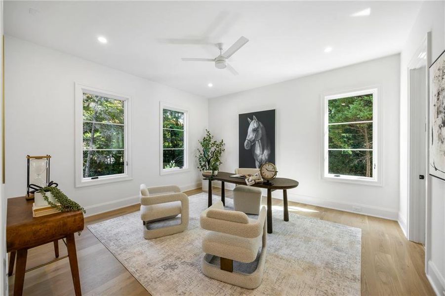Furnished interior view inside a new home in , Sandy Springs (Image 16).