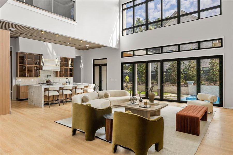 Furnished interior view inside a new home in , Marietta (Image 60).