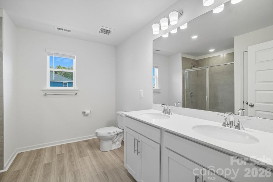 Furnished interior view inside a new home in Bellina, York (Image 11).