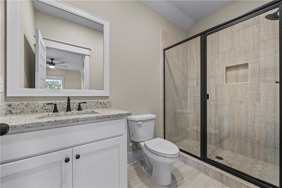 Furnished interior view inside a new home in , Monroe (Image 21).