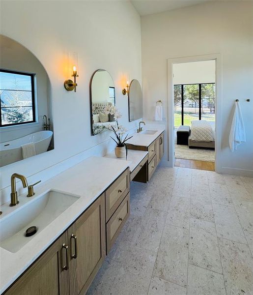 Furnished interior view inside a new home in , Heath (Image 10).