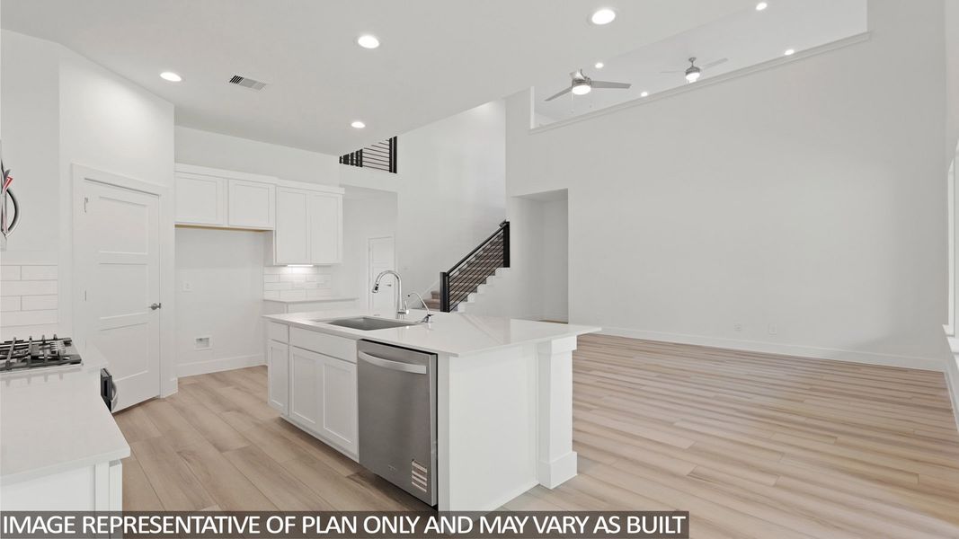 Furnished interior view inside a new home in Mill Creek Estates, Magnolia (Image 7).