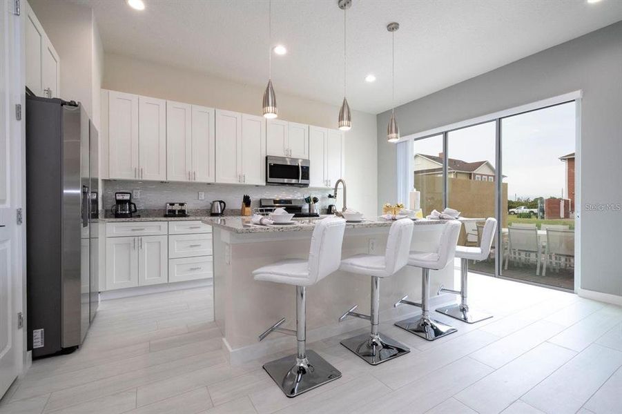 Furnished interior view inside a new home in , Kissimmee (Image 4). Furnished interior view inside a new home in , Kissimmee (Image 4).