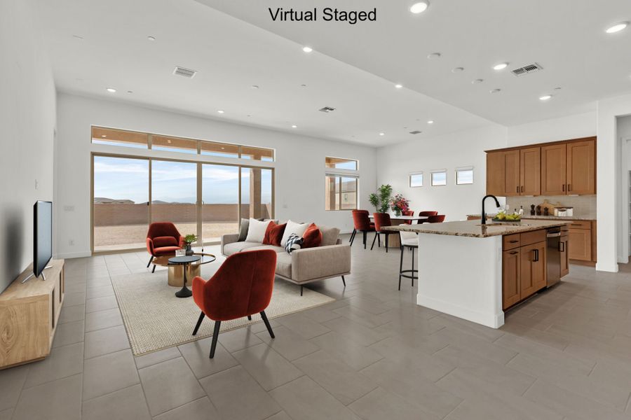 Furnished interior view inside a new home in Mountain View Ranch, Vail (Image 5). Furnished interior view inside a new home in Mountain View Ranch, Vail (Image 5).