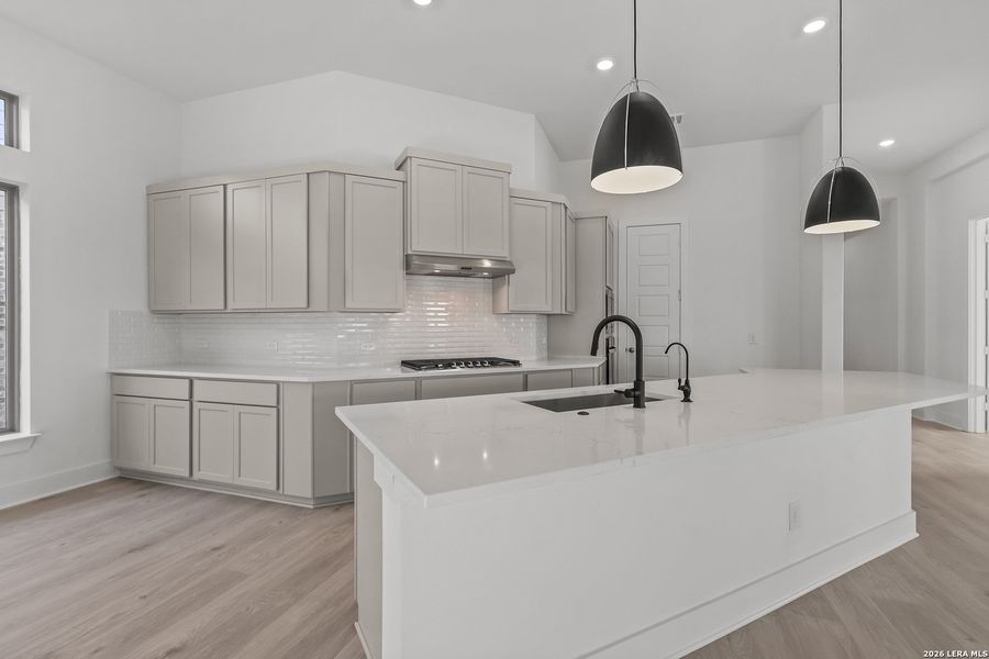 Furnished interior view inside a new home in Nopal Valley, San Antonio (Image 16).