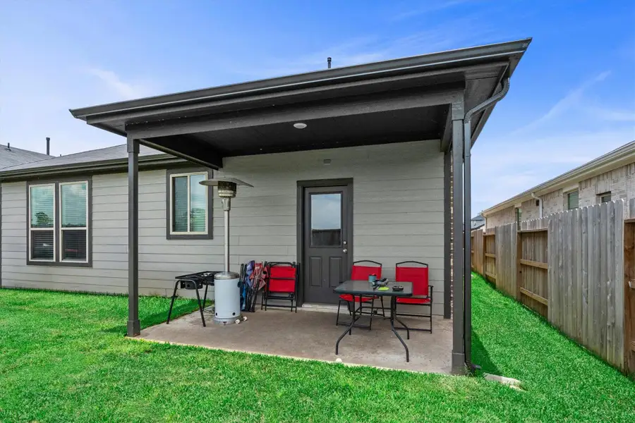 Exterior details and patio area of a home in , Crosby (Image 27).