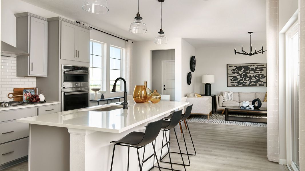 Representative furnished interior of a home built from the Stella by Taylor Morrison in Sugar Creek Horizon Collection, Loveland (Image 8).