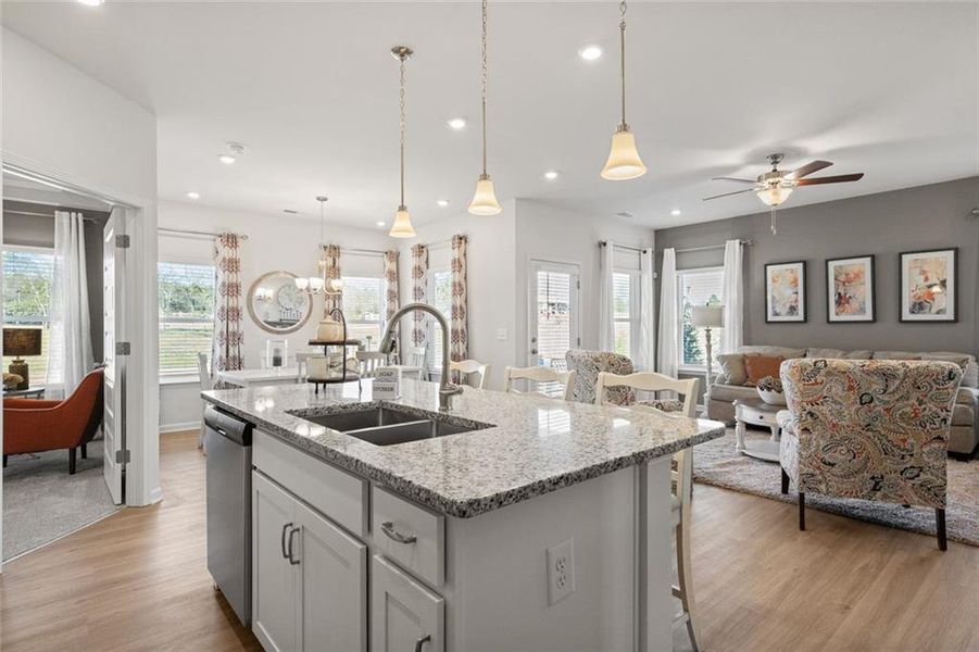 Furnished interior view inside a new home in Laurel Ridge, Rock Spring (Image 24).