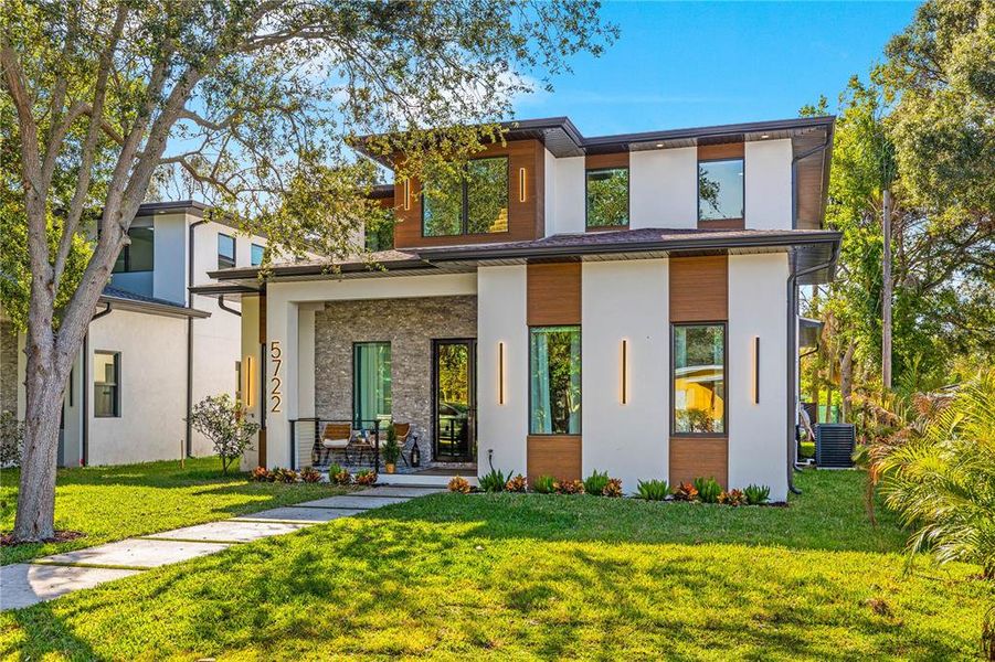 Front exterior of a new home in , Gulfport, FL, highlighting curb appeal (Image 21).