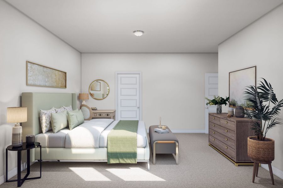 Furnished interior view inside a new home in Mason Woods, Cypress (Image 9). Furnished interior view inside a new home in Mason Woods, Cypress (Image 9).