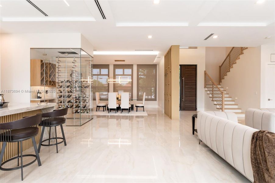 Furnished interior view inside a new home in , Lighthouse Point (Image 17).