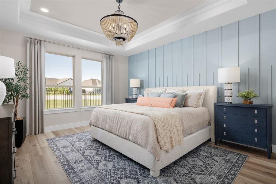 Furnished interior view inside a new home in , Prosper (Image 8).