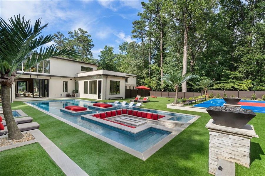 Exterior details and patio area of a home in , Atlanta (Image 20). Exterior details and patio area of a home in , Atlanta (Image 20).