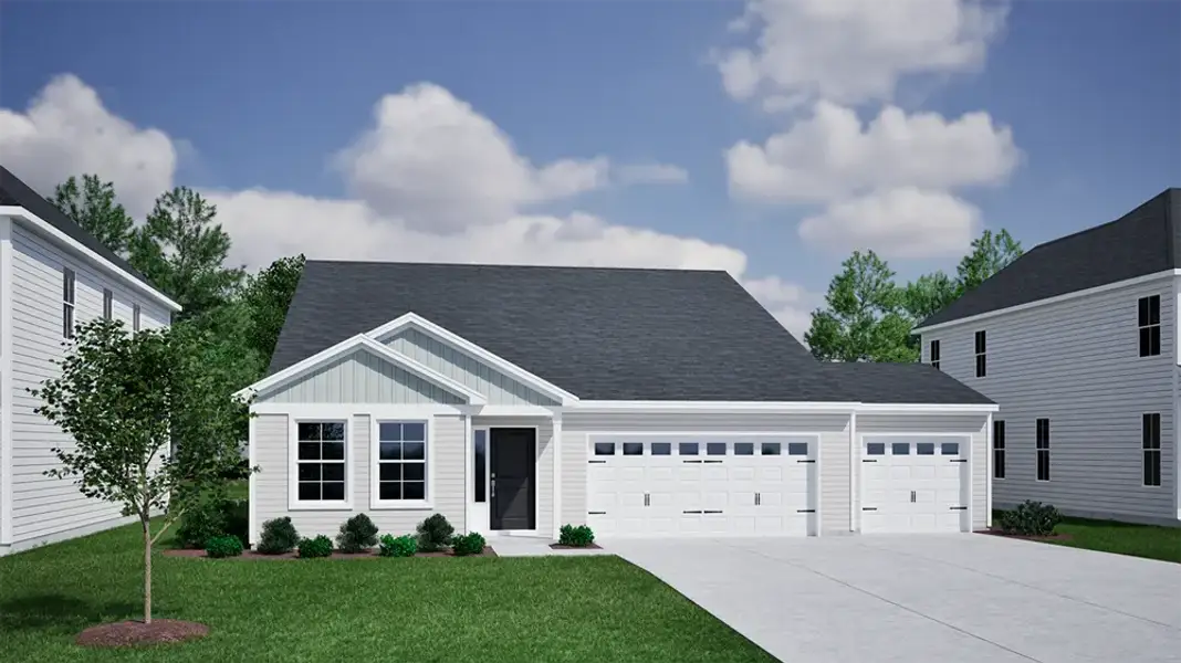 Representative exterior photo of a completed home built from the Lanier - Genesis Value Collection by Mungo Homes in Fairfield Place East and West, Chesnee, SC (Image 24). Representative exterior photo of a completed home built from the Lanier - Genesis Value Collection by Mungo Homes in Fairfield Place East and West, Chesnee, SC (Image 24).