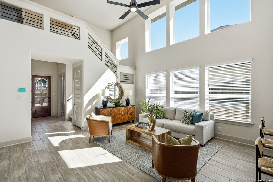 Furnished interior view inside a new home in Buffalo Crossing, Cibolo (Image 9).