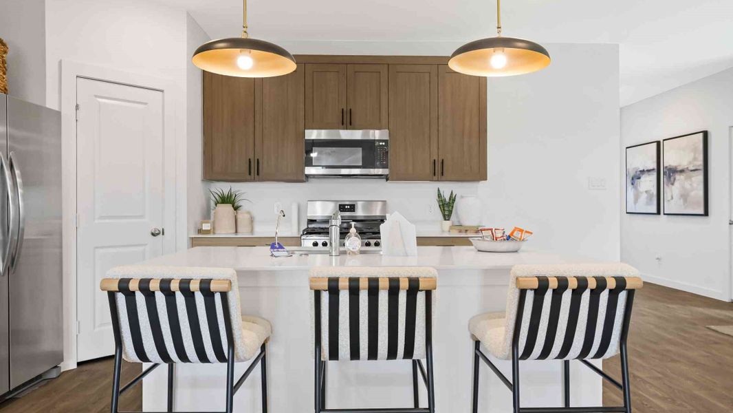 Furnished interior view inside a new home in Emberly, Beasley (Image 6).