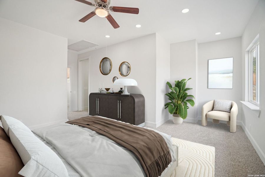 Furnished interior view inside a new home in , San Antonio (Image 13).
