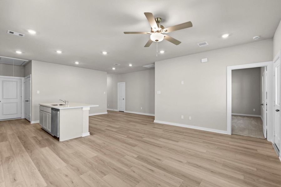 Spacious, unfurnished interior of a new home in Windrose Green, Angleton (Image 27).