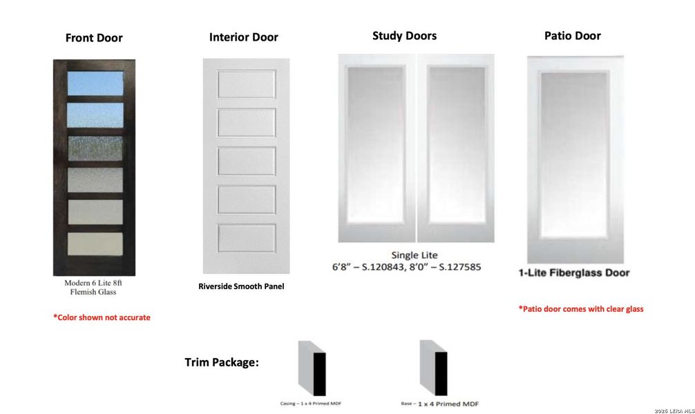 Sample of building materials used in homes in Buffalo Crossing, Cibolo (Image 6).