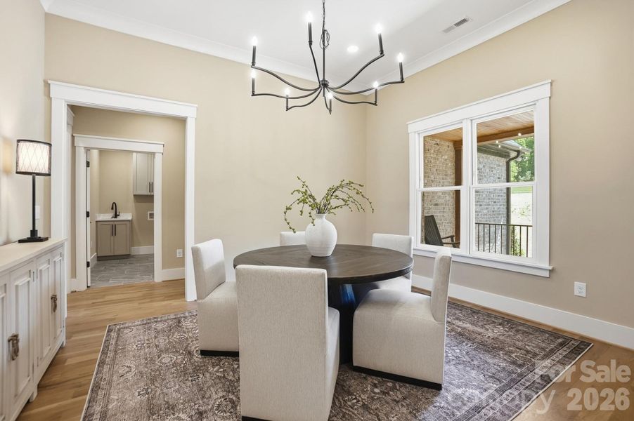 Furnished interior view inside a new home in , Marshville (Image 12).