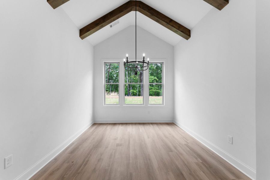 Spacious, unfurnished interior of a new home in Lake Arrowhead, Waleska (Image 27).