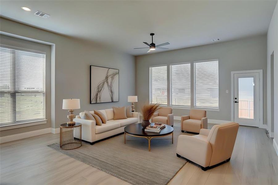 Furnished interior view inside a new home in , Josephine (Image 6). Furnished interior view inside a new home in , Josephine (Image 6).