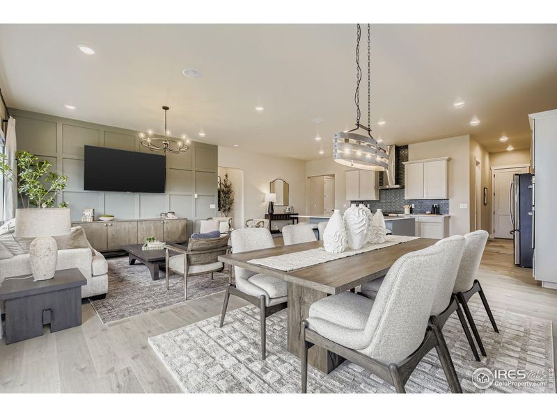 Furnished interior view inside a new home in Country Club Reserve – Fort Collins, Fort Collins (Image 16).