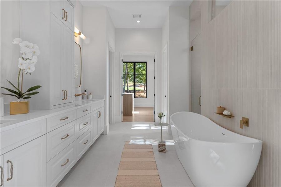 Furnished interior view inside a new home in , Greensboro (Image 6).