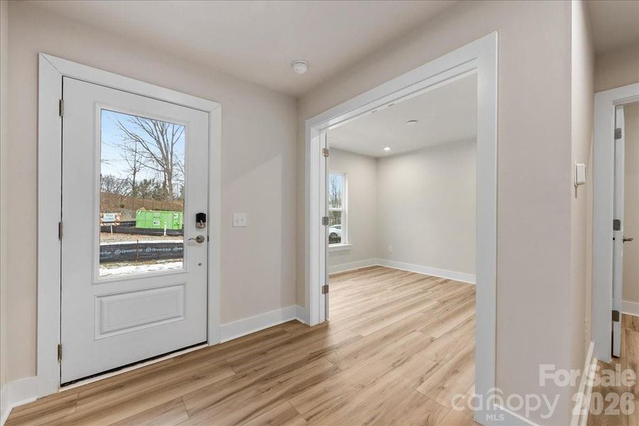 Foyer and first floor flex space