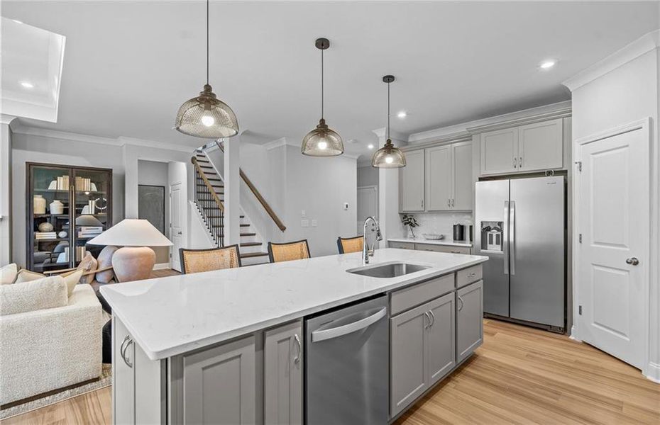 Furnished interior view inside a new home in Linden Grove, Powder Springs (Image 7).