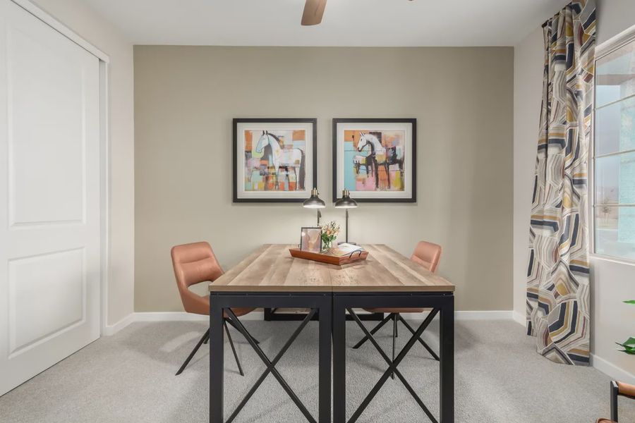 Furnished interior view inside a new home in Avanti at Granite Vista, Waddell (Image 22).