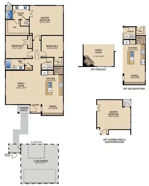 2D floor plan layout for the Aston Park by Pacesetter Homes in Keeneland, Aubrey, TX (Image 4). 2D floor plan layout for the Aston Park by Pacesetter Homes in Keeneland, Aubrey, TX (Image 4).
