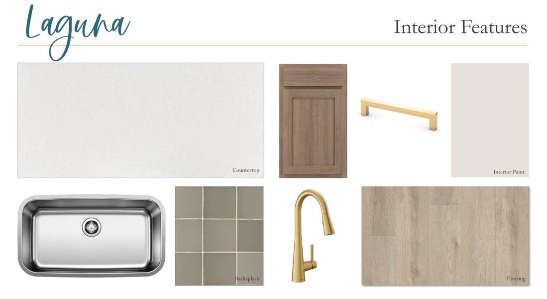 Sample of building materials used in homes in The Colony 45s, Bastrop (Image 5).