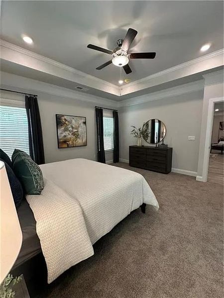 Furnished interior view inside a new home in Mirror Lake at South Harbour, Villa Rica (Image 9).