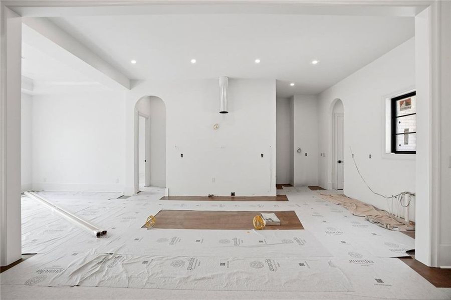 In-progress construction of a new home in , Cumming, GA (Image 22).