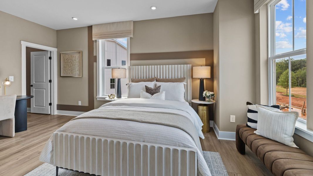 The Landon Plan by DRB Homes in Charlotte, NC,-  Bedroom