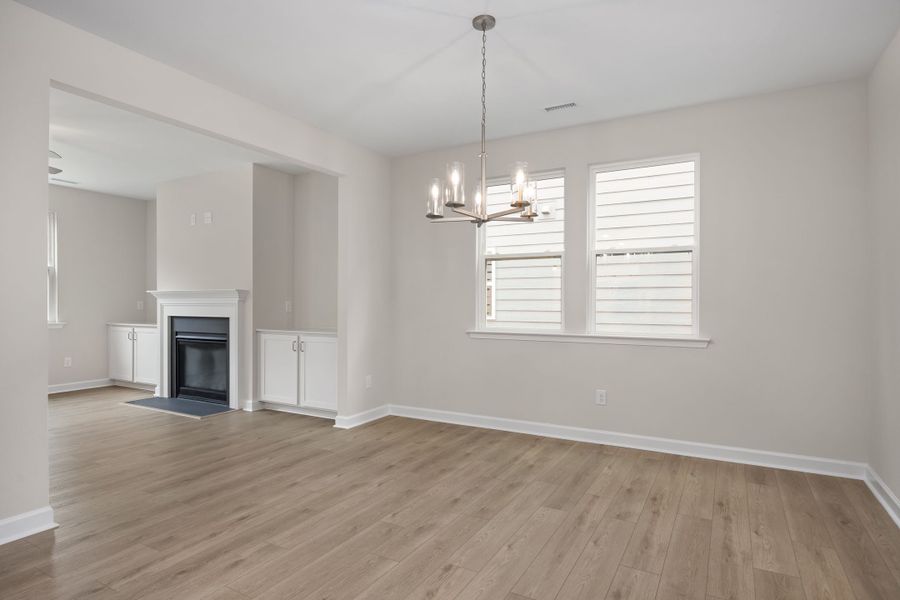 Representative unfurnished interior of a home built from the The Beech by Davidson Homes LLC in Wendell Ridge, Wendell (Image 25).