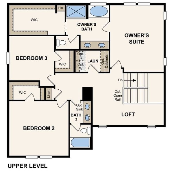 2D floor plan layout of this home in , Jarrell, TX (Image 4).