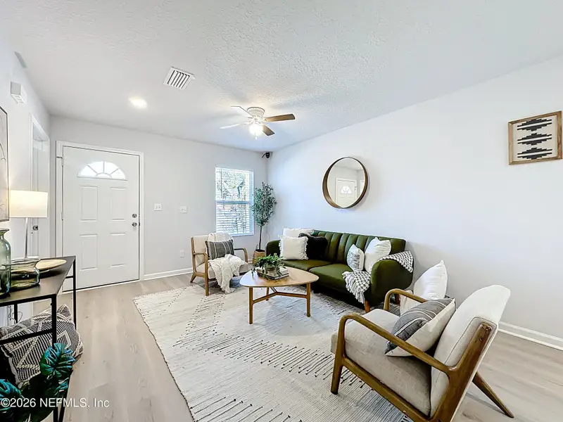 Furnished interior view inside a new home in , Jacksonville (Image 5). Furnished interior view inside a new home in , Jacksonville (Image 5).