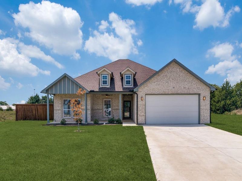 Front exterior of a new home in , East Tawakoni, TX, highlighting curb appeal (Image 2). Front exterior of a new home in , East Tawakoni, TX, highlighting curb appeal (Image 2).