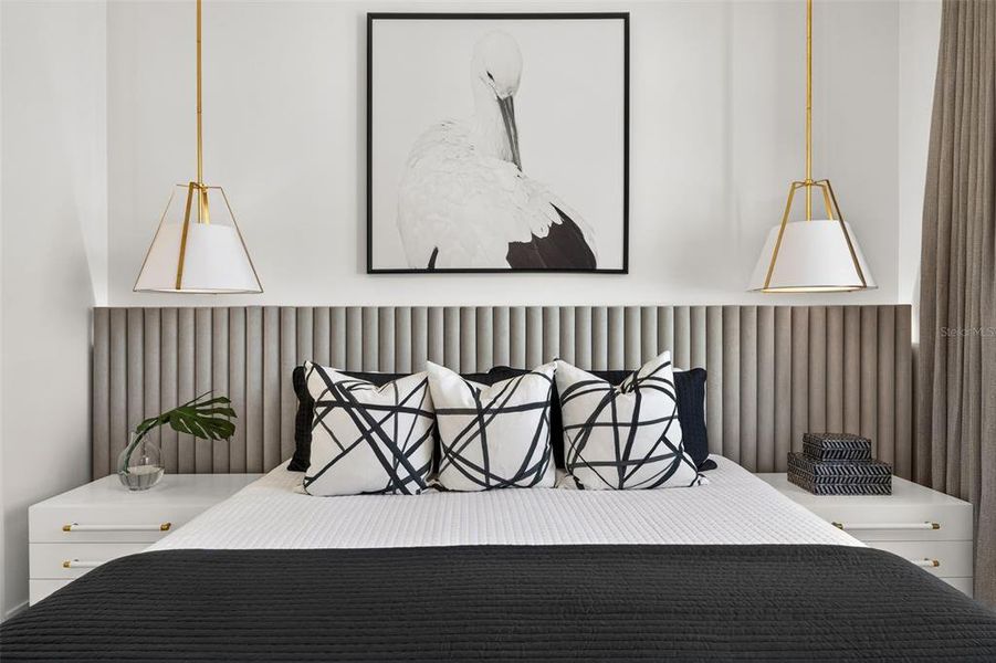 Furnished interior view inside a new home in , Sarasota (Image 42).