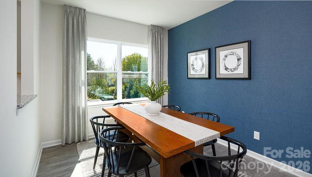 Furnished interior view inside a new home in Clark Creek Landing, Lincolnton (Image 12).