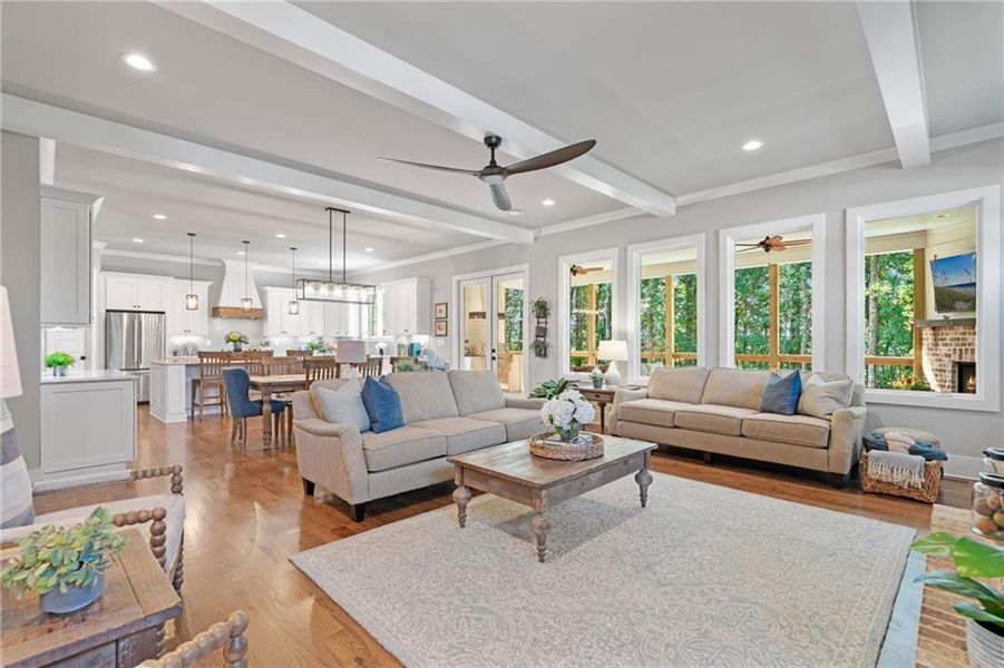 Furnished interior view inside a new home in , Woodstock (Image 27). Furnished interior view inside a new home in , Woodstock (Image 27).