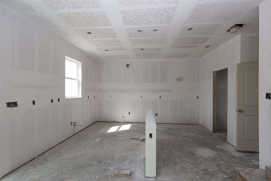 In-progress construction of a new home in Center Lake on the Park, St. Cloud, FL (Image 12). In-progress construction of a new home in Center Lake on the Park, St. Cloud, FL (Image 12).