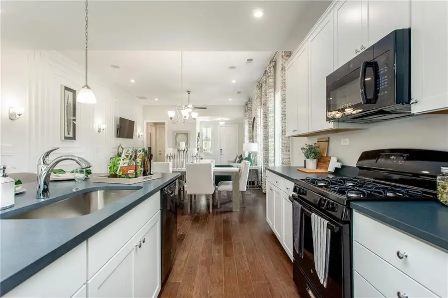 Furnished interior view inside a new home in , Hoschton (Image 15).