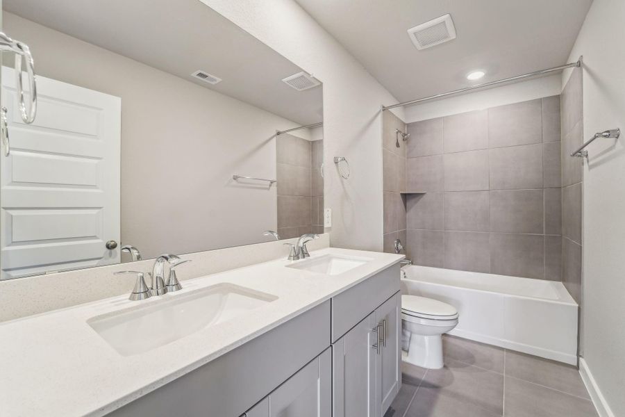 Photo is not of the actual home but is an inspirational photo of builder’s model home and may depict options, furnishings, and/or decorator features that are not included.