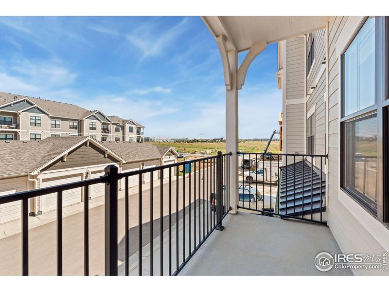 Private covered deck