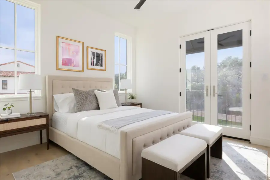 Furnished interior view inside a new home in Amarra Villas, Austin (Image 13).